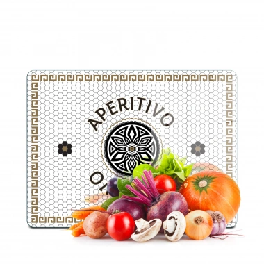 Decovetro Cam Kesme Tahtası ve Sunumluk Amore Aperitivo 30x40 cm