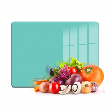 Decovetro Cam Kesme Tahtası ve Sunumluk Küf Yeşili Rengi 30x40 Cm