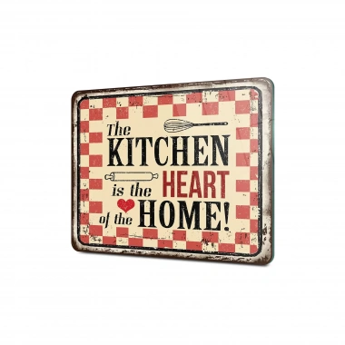Decovetro Cam Kesme Tahtası ve Sunumluk My Kitchen Heart Desenli 25 x 35 Cm