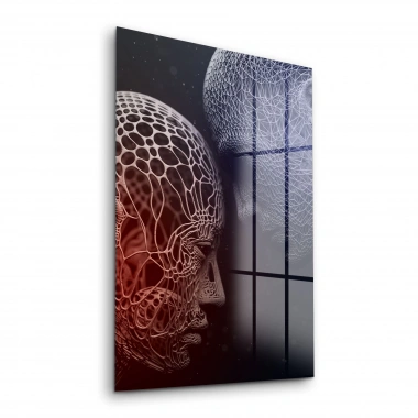 Decovetro Cam Tablo 3d Human Love 30x40 cm