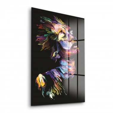 Decovetro Cam Tablo Abstract Kadın Portresi 30x40 cm