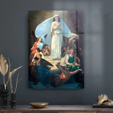 Decovetro Cam Tablo Aesthetic Eve Drawing 50x70 cm