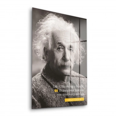 Decovetro Cam Tablo Albert Einstein 30x40 cm