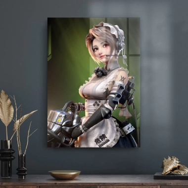 Decovetro Cam Tablo Anime Girl Warior 50x70 cm