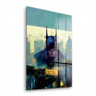 Decovetro Cam Tablo Batman Gotham City 30x40 cm