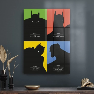 Decovetro Cam Tablo Batman History 50x70 cm