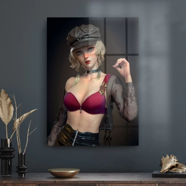 Decovetro Cam Tablo Blonde Anime Girl 50x70 cm