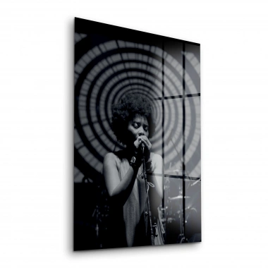 Decovetro Cam Tablo Caz Şarkıcı Temalı 30x40 cm