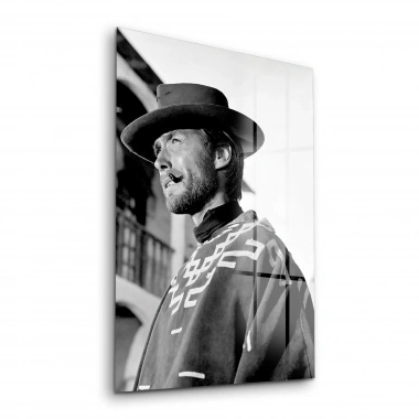Decovetro Cam Tablo Clint Eastwood 30x40 cm