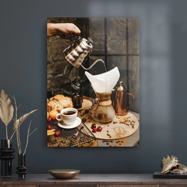 Decovetro Cam Tablo Coffe Time 50x70 cm