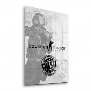 Decovetro Cam Tablo Counter Strike 30x40 cm