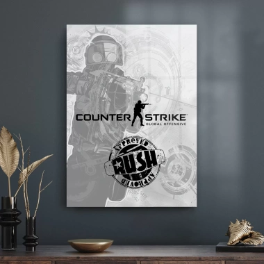 Decovetro Cam Tablo Counter Strike 50x70 cm