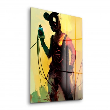 Decovetro Cam Tablo Cyberpunk Future 30x40 cm