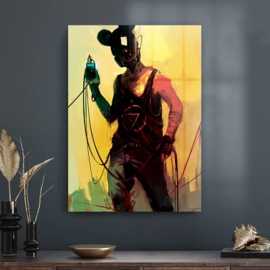 Decovetro Cam Tablo Cyberpunk Future 50x70 cm