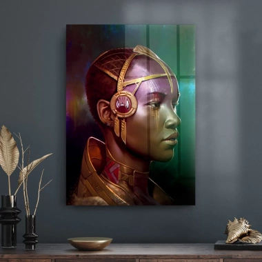 Decovetro Cam Tablo Cyberpunk Woman 70x100 cm