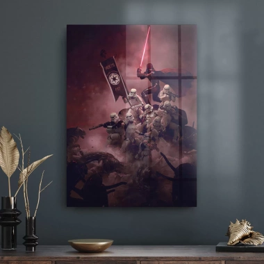 Decovetro Cam Tablo Darth Vader Troopers 50x70 cm