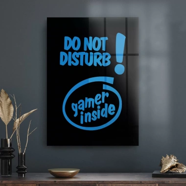 Decovetro Cam Tablo Do Not Disturb Yazılı 50x70 cm