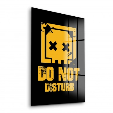 Decovetro Cam Tablo Do Not Yazılı 30x40 cm