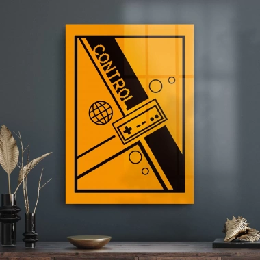 Decovetro Cam Tablo Game Pad Retro Poster 50x70 cm