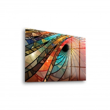 Decovetro Cam Tablo Geometrik Tasarım 30x40 cm