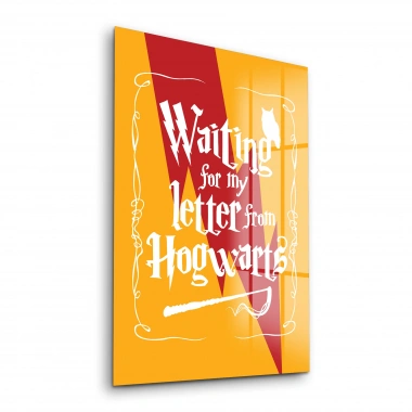 Decovetro Cam Tablo Harry Potter Hogwarts letter 30x40 cm