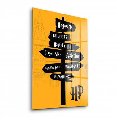 Decovetro Cam Tablo Harry Potter Sign 70x100 cm