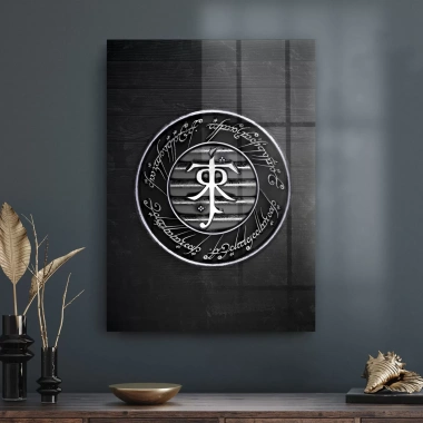 Decovetro Cam Tablo J.R.R. Tolkien İmza 50x70 cm