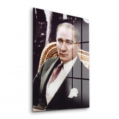 Decovetro Cam Tablo Kahraman Atatürk 30x40 cm