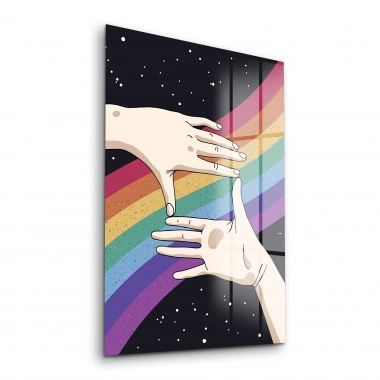 Decovetro Cam Tablo LGBT Photo 30x40 cm