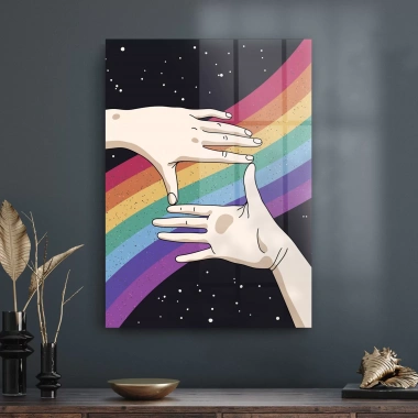 Decovetro Cam Tablo LGBT Photo 70x100 cm