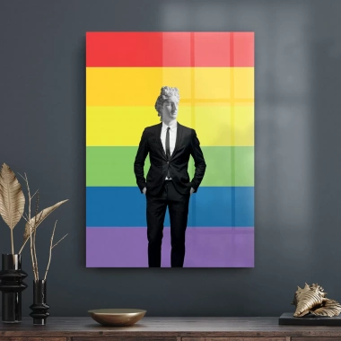 Decovetro Cam Tablo LGBT Pop Art 50x70 cm