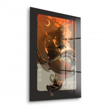 Decovetro Cam Tablo Love Death Robots Bad Travelling Poster 70x100 cm