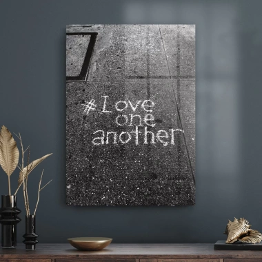 Decovetro Cam Tablo Love One Another 50x70 cm