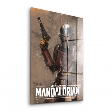 Decovetro Cam Tablo Mandalorian Poster 30x40 cm
