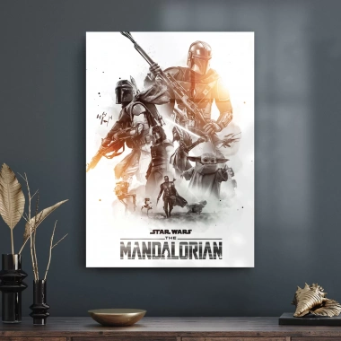 Decovetro Cam Tablo Mandalorian Poster 50x70 cm