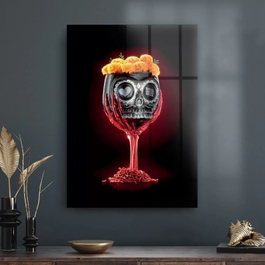 Decovetro Cam Tablo Mexican Day Of Dead 50x70 cm