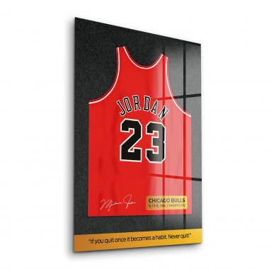 Decovetro Cam Tablo Michael Jordan Forma 30x40 cm