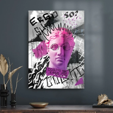 Decovetro Cam Tablo Modern Pop Art Ergo 50x70 cm