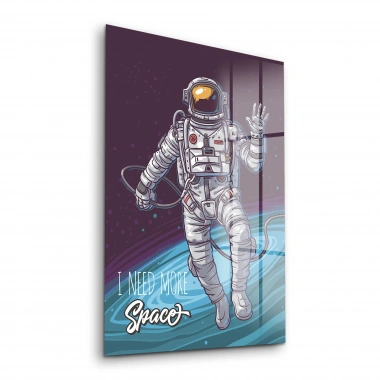 Decovetro Cam Tablo Need More Space 30x40 cm