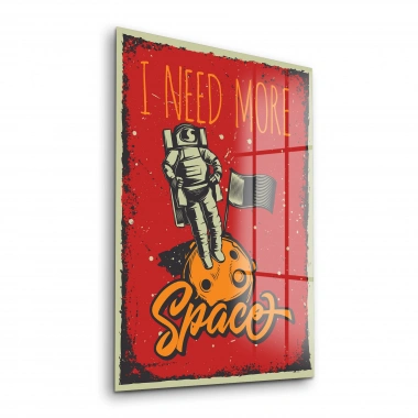 Decovetro Cam Tablo Need More Space 30x40 cm