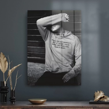 Decovetro Cam Tablo Not Perfect 50x70 cm