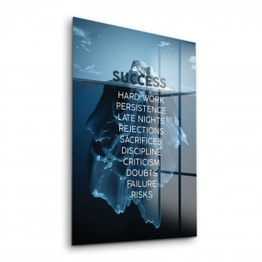 Decovetro Cam Tablo Ofisinize Özel Success 30x40 cm