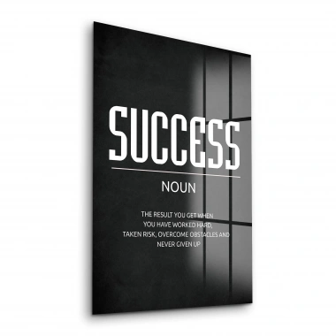 Decovetro Cam Tablo Ofisinize Özel Success 30x40 cm