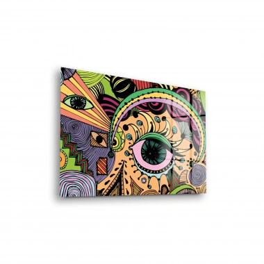 Decovetro Cam Tablo Pop Art Colour Eye 30x40 cm