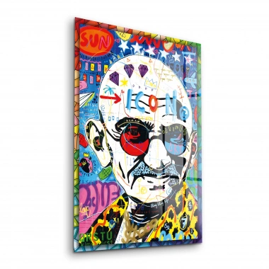 Decovetro Cam Tablo Pop Art Gandhi 30x40 cm