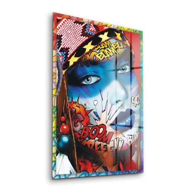Decovetro Cam Tablo Pop Art Karma 30x40 cm