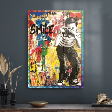 Decovetro Cam Tablo Pop Art Karma 70x100 cm