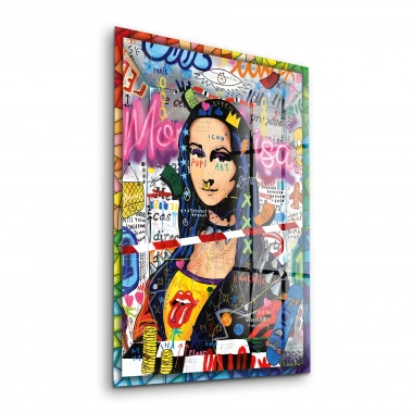 Decovetro Cam Tablo Pop Art Mona Lisa 30x40 cm