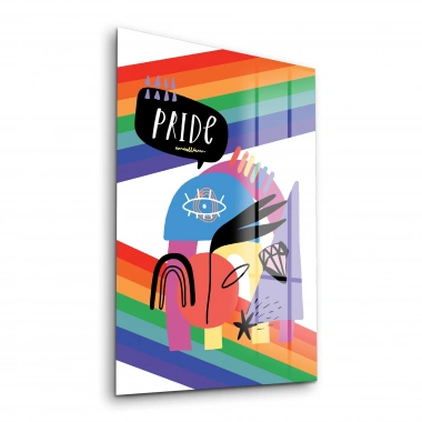 Decovetro Cam Tablo Pride Aesthetic 30x40 cm