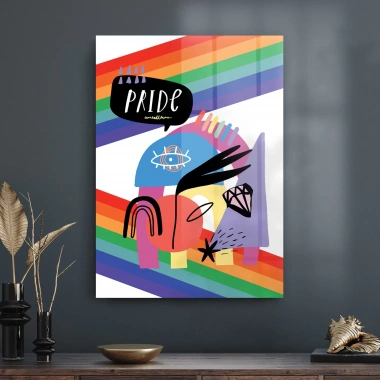 Decovetro Cam Tablo Pride Aesthetic 70x100 cm